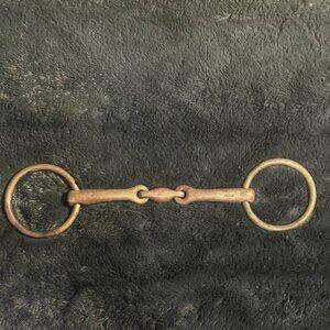 6” Sweet Iron Aurigan Loose Ring, Double Jointed Snaffle